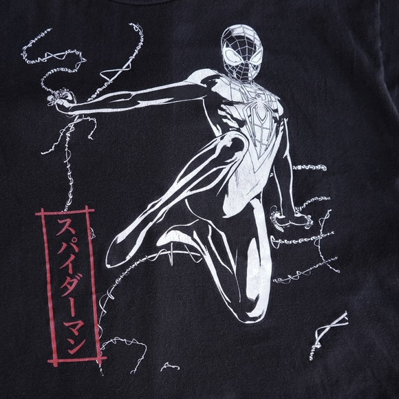 Japanese Spiderman T-shirt Slightly, Faded & Super Rad sz XL - Picture 4 of 5